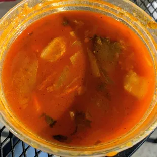 Watery, bland sambar