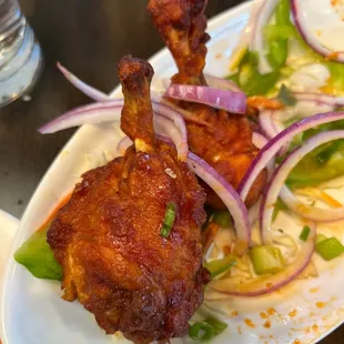 chicken wings and fried chicken, poultry, chicken wings, chicken, food, bbq chicken, bbq wings, fried chicken wings, fried chicken