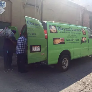 Their food truck that comes to Spring St near High street every Wednesday.