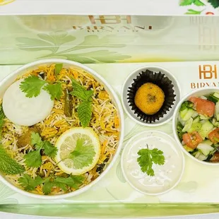 Premium Vegan Biryani Box