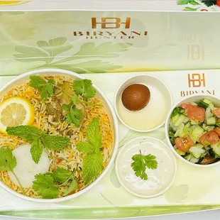 Premium Chicken Biryani (Desi spicy) Box