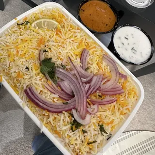 Paneer Tikka Masala Biryani