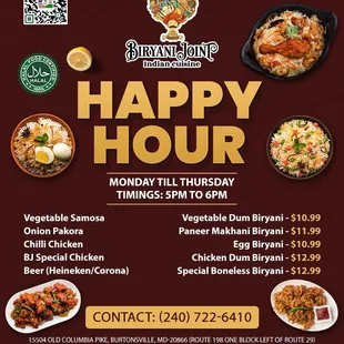 happy hour flyer