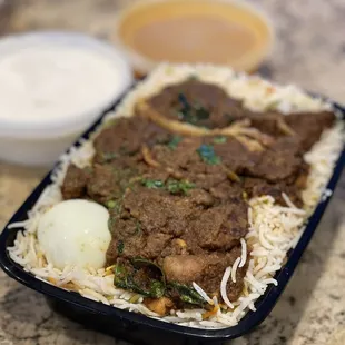 Goat Ghee Roast Biryani
