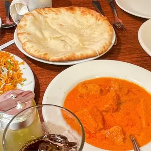 a table full of food