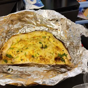 Garlic Nan ($3) (good)