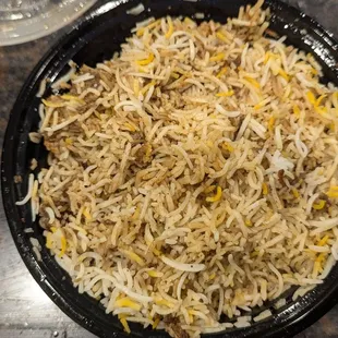 Goat dum biryani