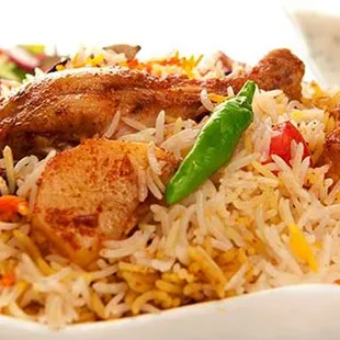 Hyderabad Chicken Dum Biryani
