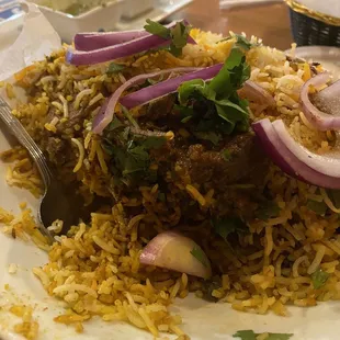 Generous with the goat meat! So good!