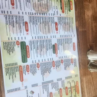 soups and chowder, menu