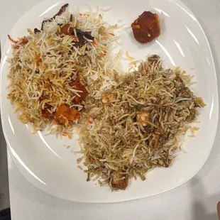 Veg 65 biriyani, Gongura Panner Biryani