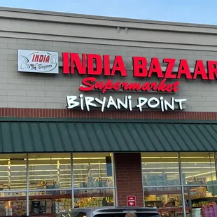 Biryani Pointe is located within the &quot;India Bazaar&quot; Indian mega grocery store