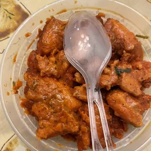 Chicken 65 that came as a side complimentary dish along with jumbo biryani pack.