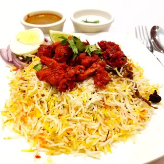 Hyderabadi Chicken Dum Biryani