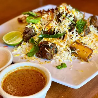 Hyderabadi Goat Dum Biryani