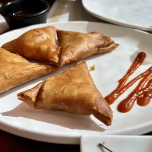 Lamb sambusa - delicious!
