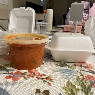 Butter Chicken container