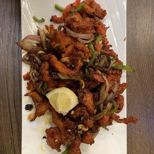 chicken wings and fried chicken, food