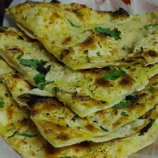 Garlic naan. The best we&apos;ve ever had!