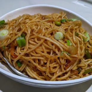 a bowl of noodles