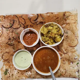 Rava masala dosa