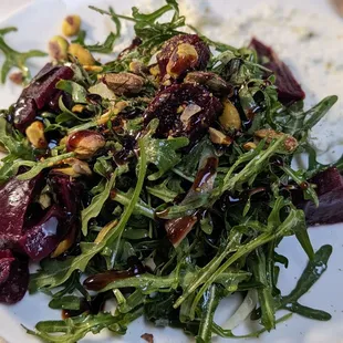 Beet and Arugula Salad.