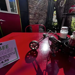 Motorcycle inspired decor!