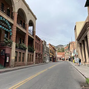 Empty main street at 10am on a Tuesday.