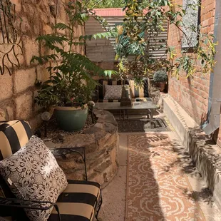 Private patio