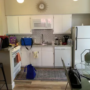 Kitchen (excuse our coolers)