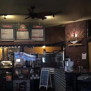 the interior of a restaurant