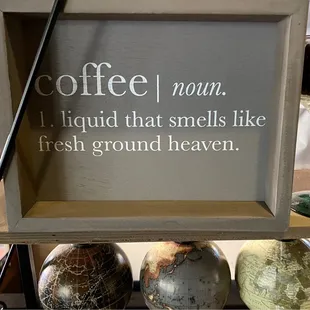 a picture of a display of coffee