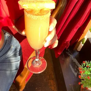 Apple cider Mimosa!