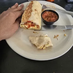 Breakfast burrito