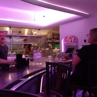 The counter from my seat