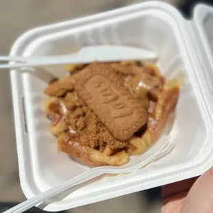 Biscoff waffle