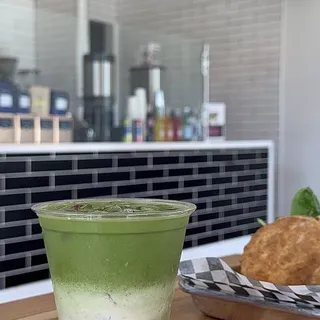 Strawberry Matcha Latte