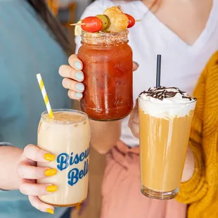Iced Latte, Bloody Mary, Kentucky Coffee