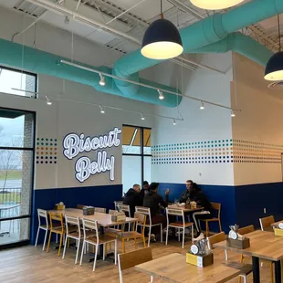 the interior of a restaurant