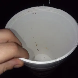 Nasty...all in the tea I got this morning from ramseur nc wash ur shit