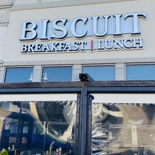 the front of biscuit breakfast lunch