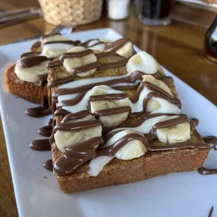 Banana Nutella French Toast