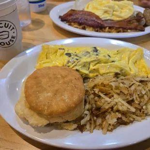 Bacon and Mushroom Omlete