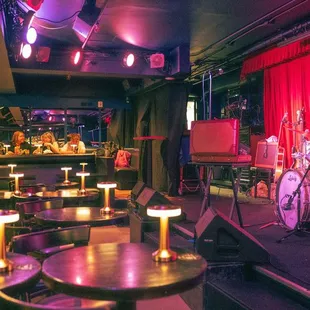 Our beautiful stage set just in time for opening!