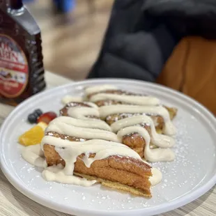 Raspberry Cream Stuffed French Toast