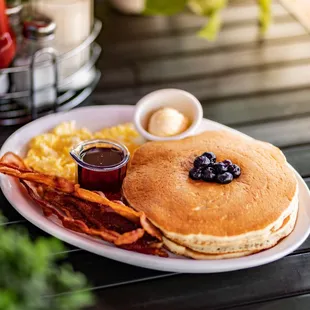 Blueberry Pancake Combo