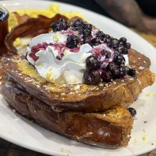 Lemon Blueberry Stuffed French Toast Combo