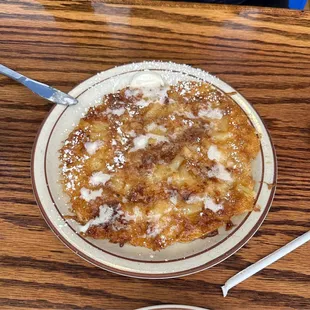 Pineapple upside down pancake