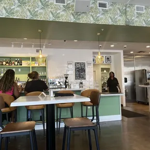 Bar area