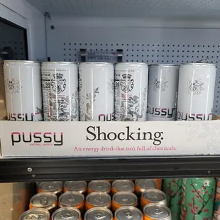  display of assorted sodas